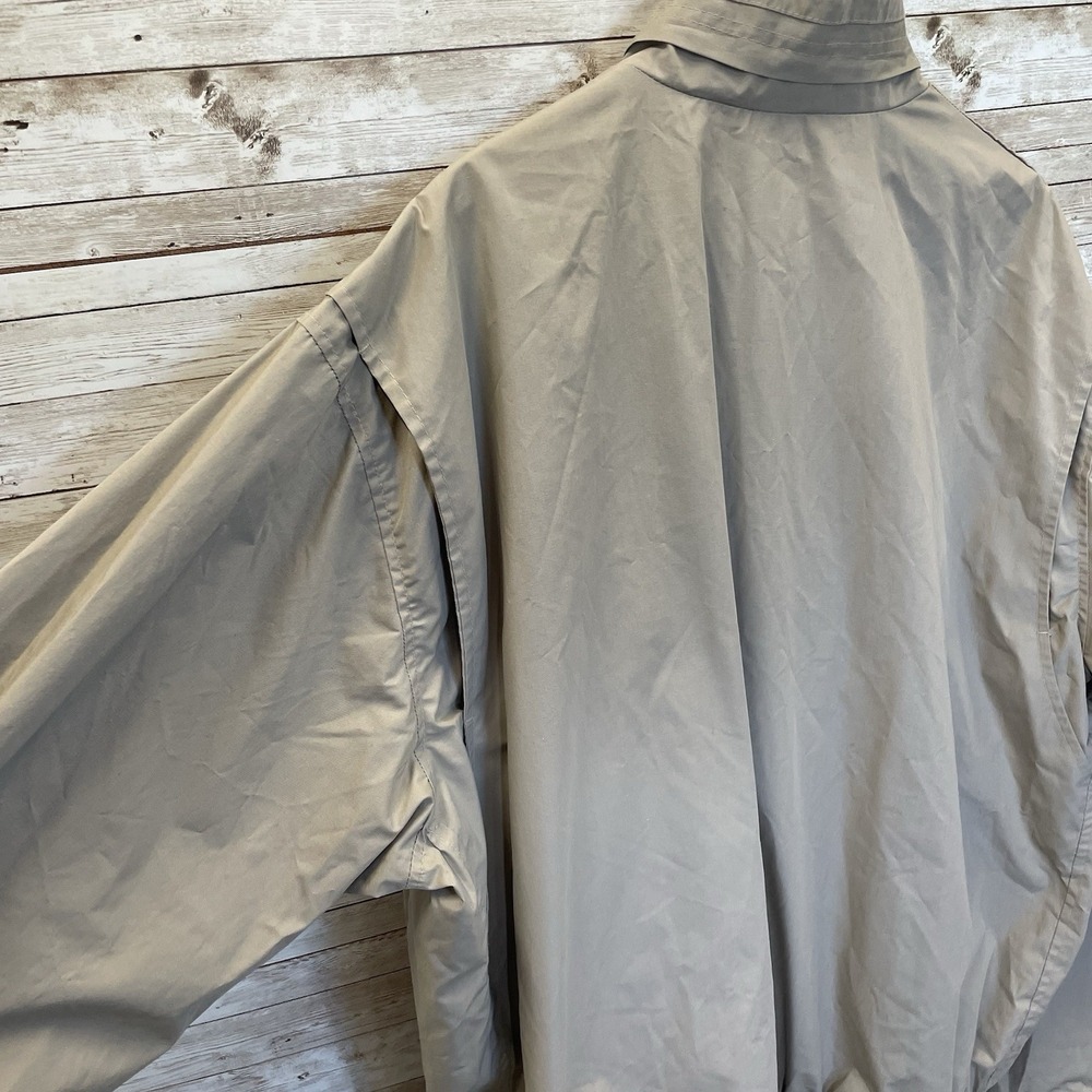 Vintage Members Only Mariner Mens 2X Jacket‎ Beige Full Zip Lined Windbreaker - Picture 5 of 16